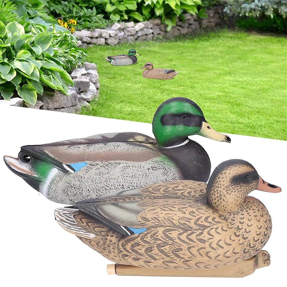 

Garden Pond Duck Craft Ornament Simulation Duck Decoy Artificial Animal Sculptures Home Lawn Ornaments Lake Lifelike Ornament