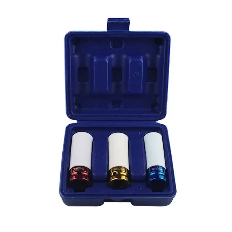 

Защитный чехол для пневматических шин 17/19/21 мм, цветной паровой рукав, инструмент для ремонта автомобиля + чехол 3 шт./компл.