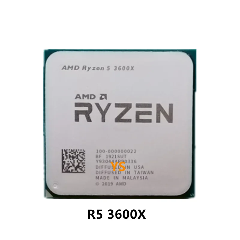 

Free shipping AMD Ryzen 5 3600X R5 3600X 3.8 GHz Six-Core Twelve-Thread CPU Processor 7NM 95W L3=32M 100-000000022 Socket AM4