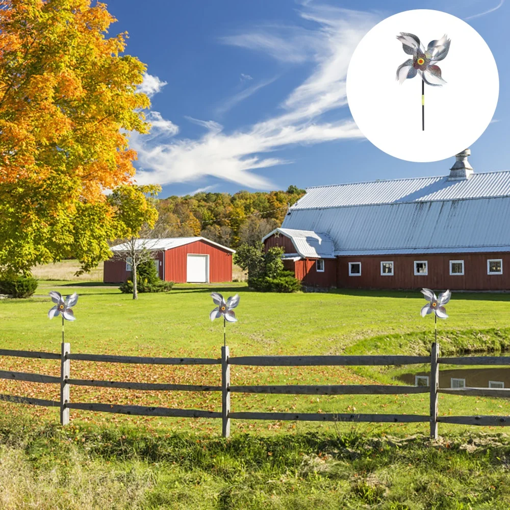 

10Pcs Rotating Windmill Ourdoor Decorative Windmill Garden Balcony Pinwheels