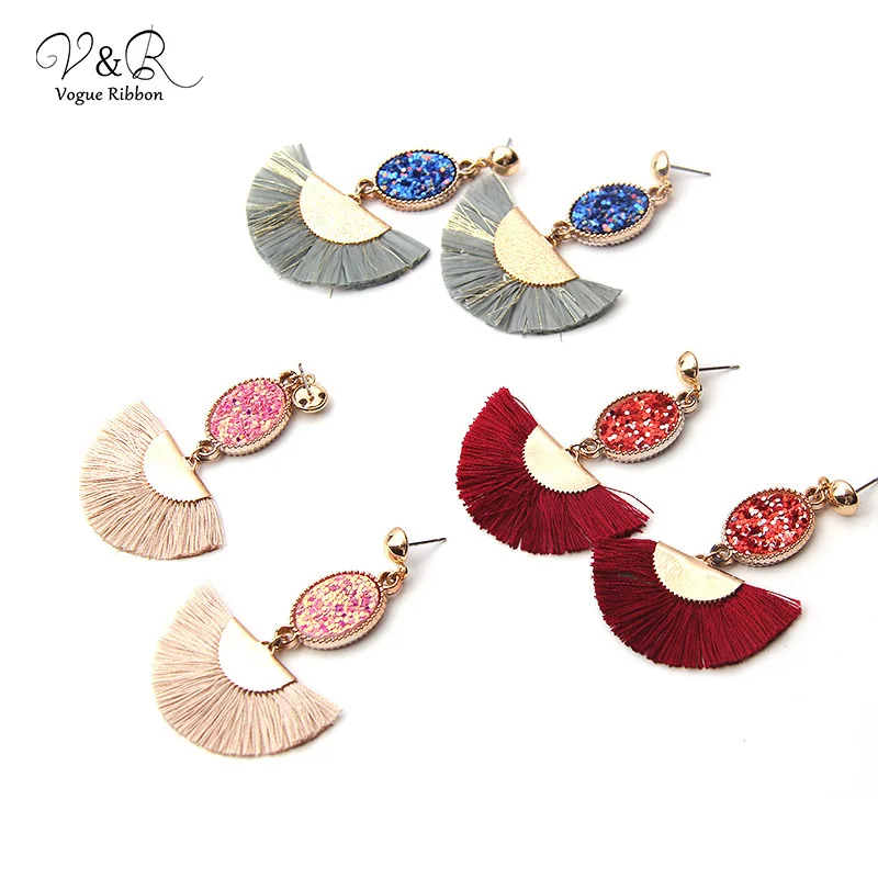 Сделай сам изготовление ювелирных изделий ручной работы Tessel бахрома бусины