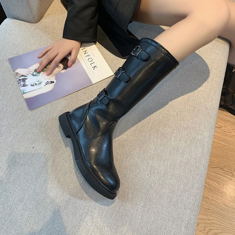 

Women's Boots Autumn Round Toe Boots-women Shoes Luxury Designer Booties Ladies Sexy Thigh High Heels High Sexy 2020