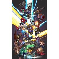 5d diy diamond painting wall sticker avengers marvel anime mosaic cross stitch full hero round square photo embroidery home