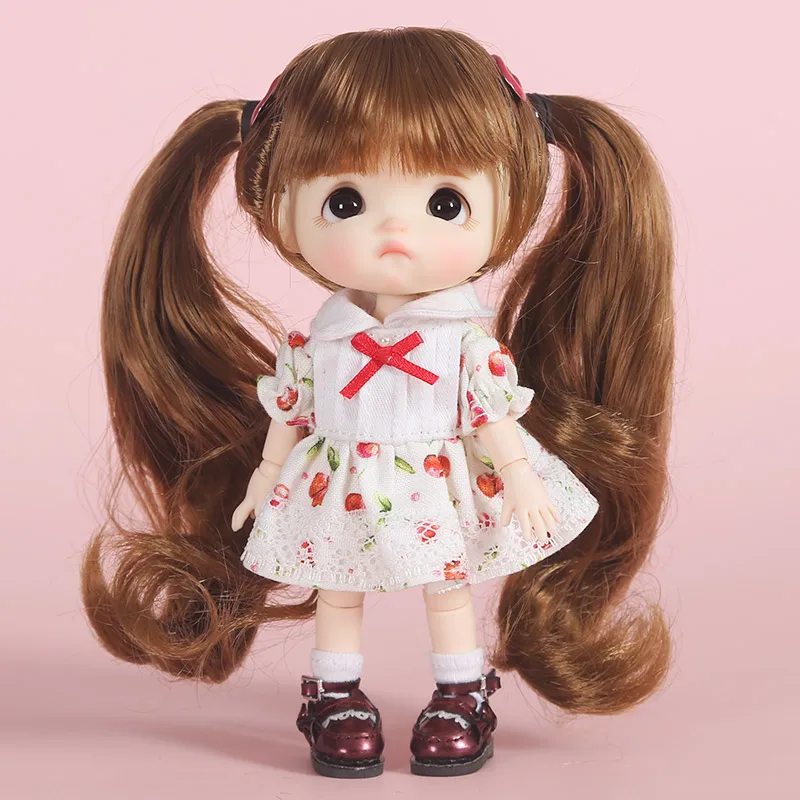 1/8 Bjd SD кукла парик мягкий мохер парик/высокая температура провод челка конский
