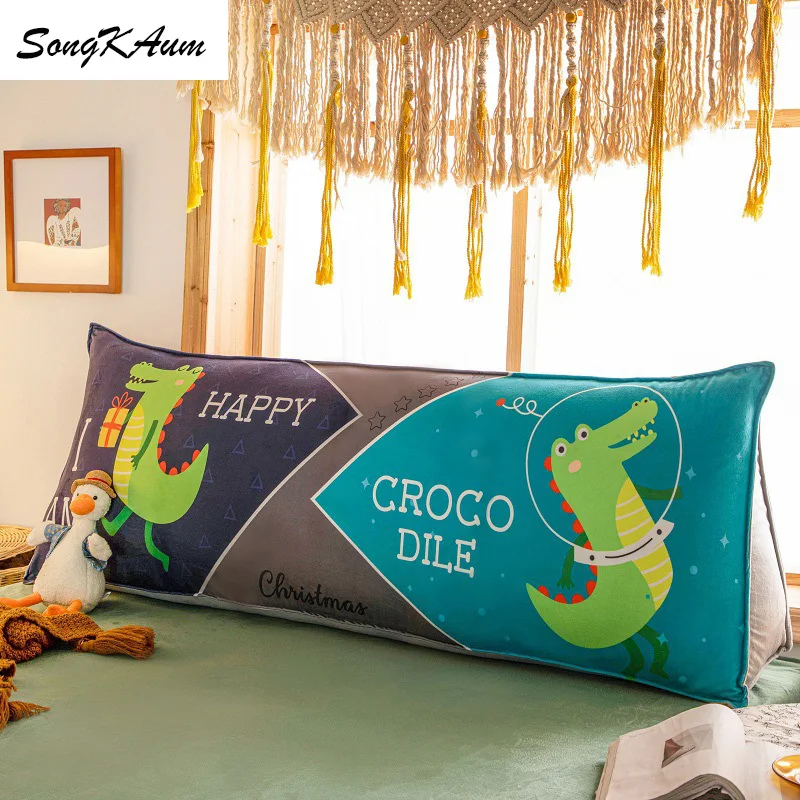 SongKAum моющиеся милые Мультяшные детские длинные прикроватные подушки в