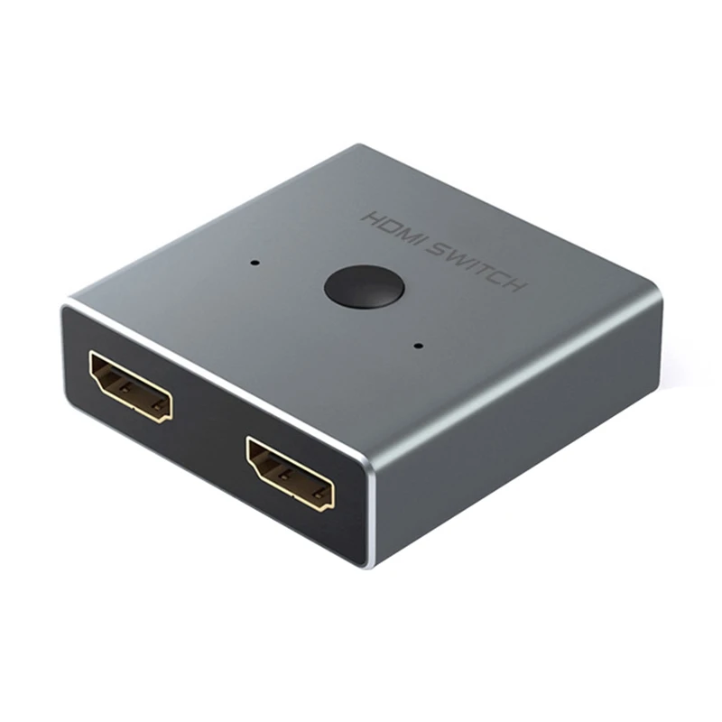 

4K HDMI Switch 2 Ports Bi-Directional HDMI Switcher Splitter 1 in 2 Out Supports Ultra HD 4K for PS4 HDTV