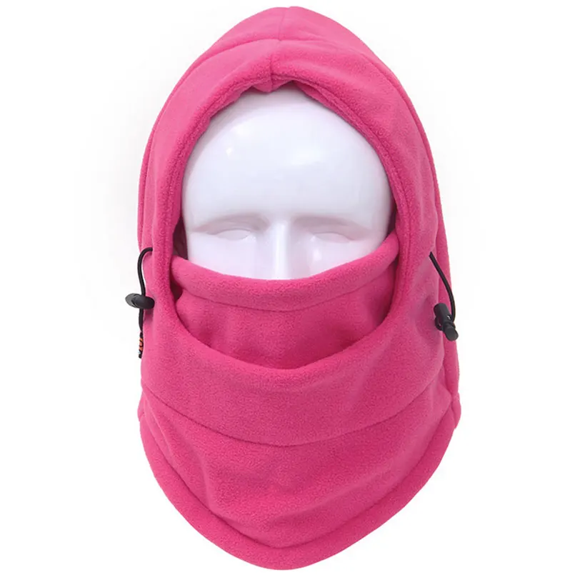 Зимняя теплая тактическая Флисовая Балаклава шапка ожерелье Мужская