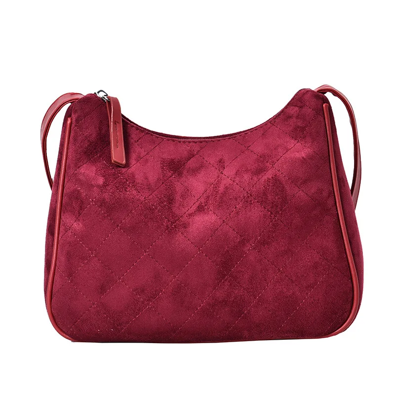 Winter Shoulder Bag Female 2019 New Luxury Vintage Designer Brand Messenger crossbody Frosted Suede Fashion Women Handbag | Багаж и сумки