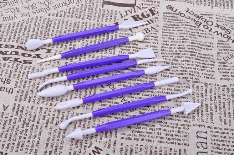 Помадка торт украшения Цветок Sugarcraft Инструменты моделирования Глина наконечник