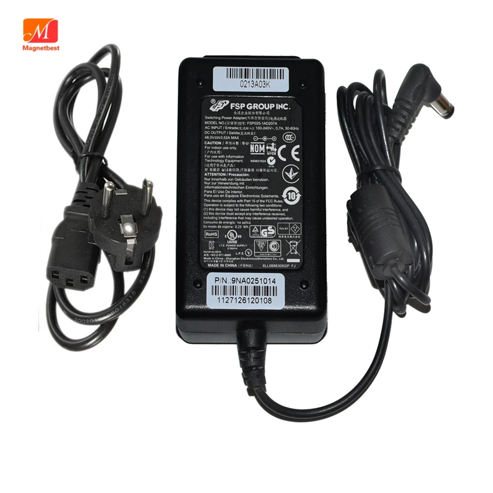 48V 0.52A FSP025 1AD207A AC/DC адаптер для H3C RG AP720 I Беспроводной AP POE Мощность питания|Адаптеры
