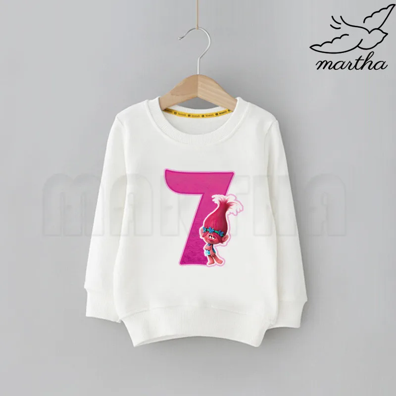 Детей с рисунком из мультфильма &quotТролли&quot свитшоты принтами на день рождения