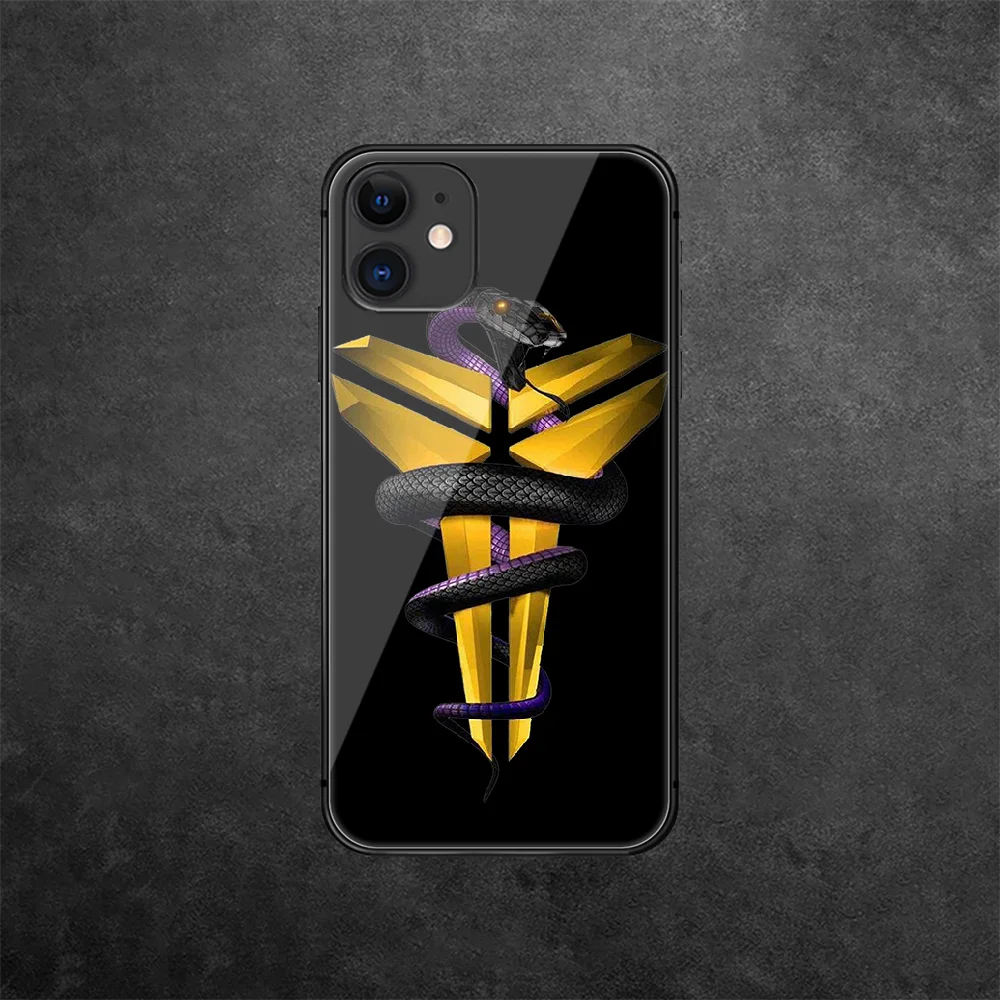 

Bryant Basketball Kobes 24 Tempered Glass Phone Case Cover For IPhone 5 5S 6 6S 7 Plus X Xs Xr Se 2020 11 12 Pro Max Mini Pretty