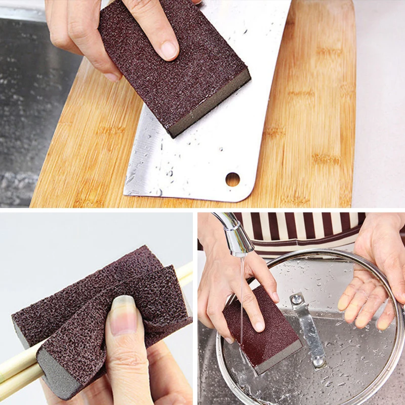 

Carborundum Sponge To Remove Dirt And Rust Sponge Kitchen Cleaning Brush Cleaner Cleaning Brush Kitchen Accessories