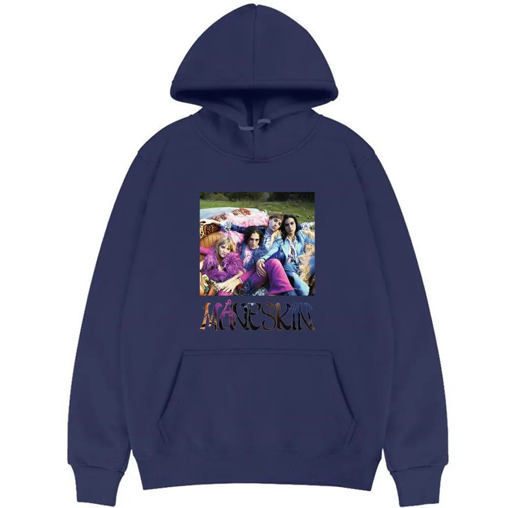 

2021 New Italian Combination Maneskin Hoody Sweatshirt Men Women Casual Hoodies Pullover Unisex Oversized Fashion Hoodie Coat