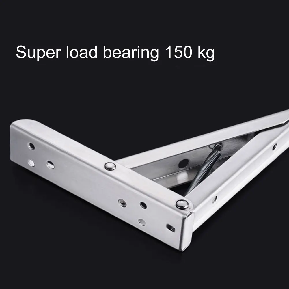 1 пара складной стол из нержавеющей стали кронштейн полка скамейка сверхмощный 75