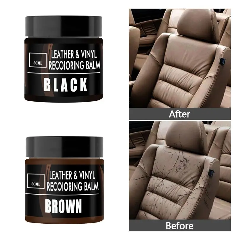 Набор для ремонта кожаных и виниловых сидений автомобиля покрытие диванов крем