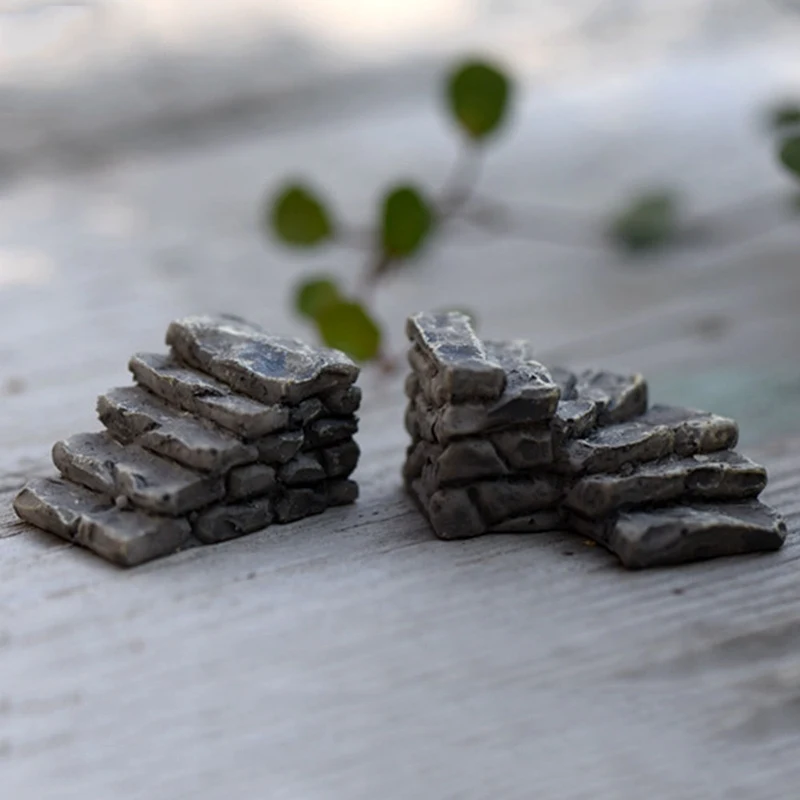 Каменные ступени мох миниатюрное ландшафтное украшение миниатюрные украшения