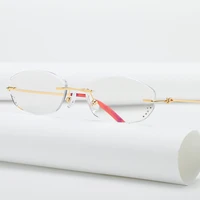 zirosat 8587 reading glasses women anti blue rays presbyopia eyeglasses computer frameless with 1 01 52 0 2 5 3 0 3 5 4 0