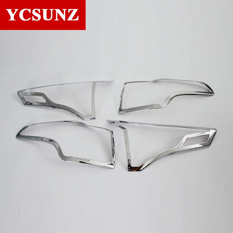 Аксессуары для Toyota Rav4 хромированные задние фонари ABS 2014 2015 декоративные детали