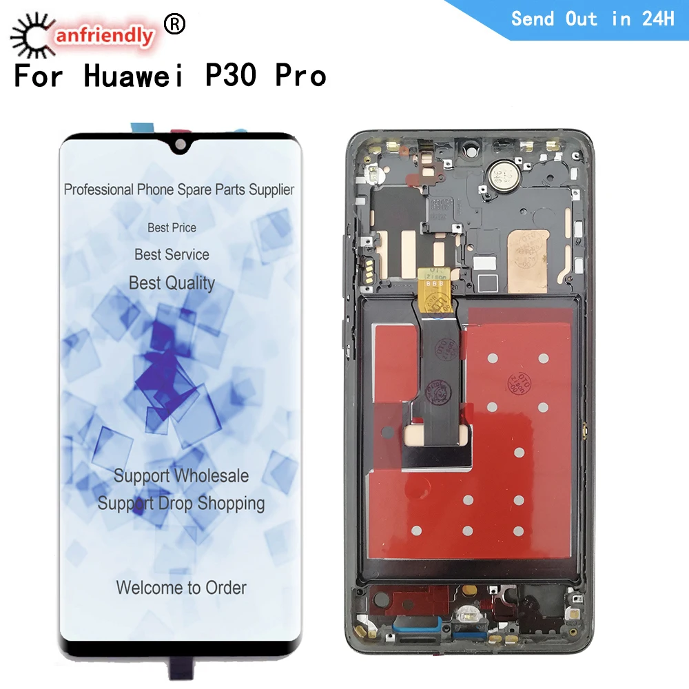 P30pro ЖК дисплей для Huawei P30 pro VOG L29 L09 AL00 TL00 L04 AL10 HW 02L Сенсорная панель экран сенсор