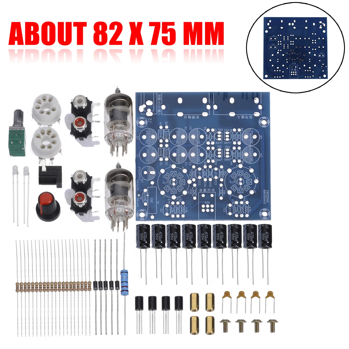 1 шт. Замена трубки усилителя аудиоплаты предусилитель микшер 6J1 клапан буфера