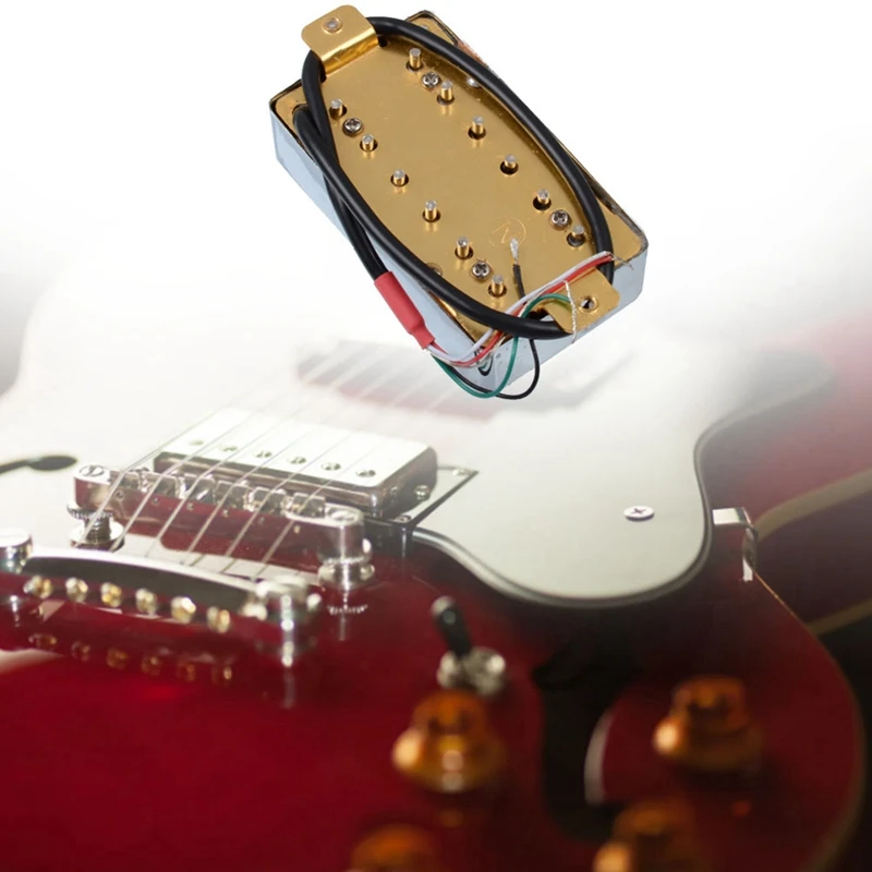 

Dropship-2Pcs 6 Hole Electric Guitar Humbucker Pickup for LP Guitar Chrome