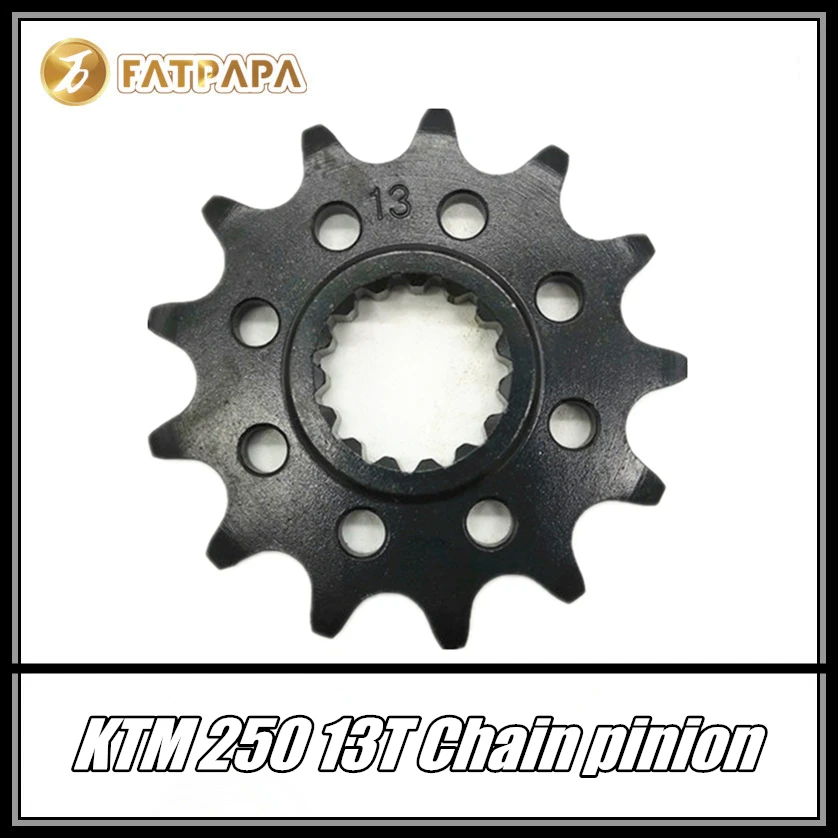 

Для KTM 250 13T аксессуары для мотоциклов передняя шина цепь шестерня 13T