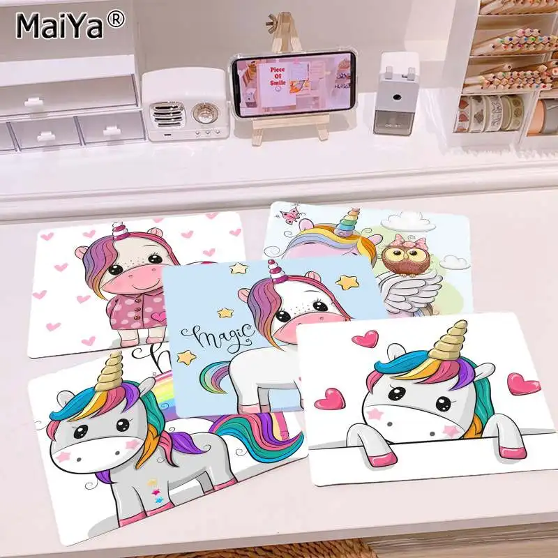 

MaiYa Cool New Cute Cartoon Unicorn Laptop Gaming Mice Mousepad Top Selling Wholesale Gaming Pad mouse