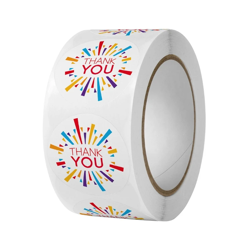 

500 шт., круглые наклейки для подарков