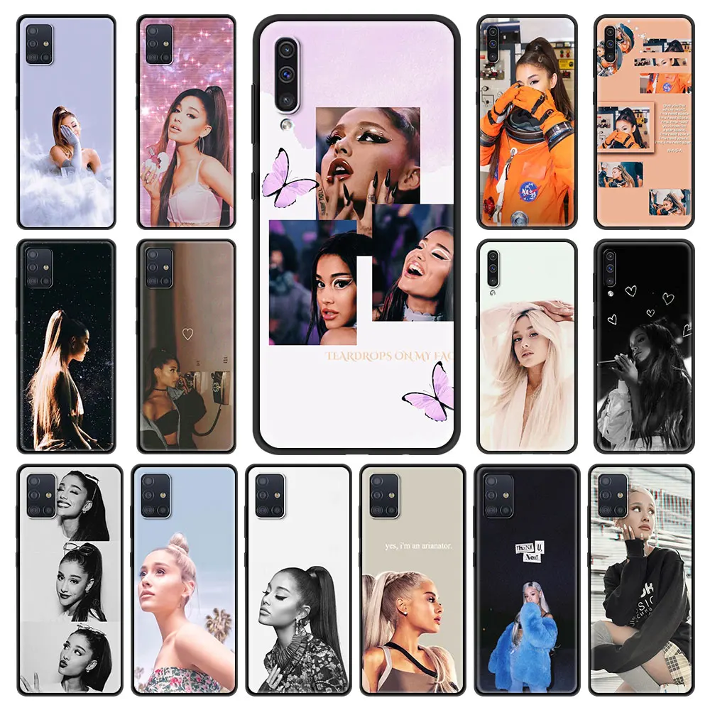 

Ariana Grande AG Rainbow Cover for Samsung Galaxy A51 A71 A21s A31 A12 A41 A11 A02s A42 A01 A21 A91 A32 A52 A72 5G Phone Case