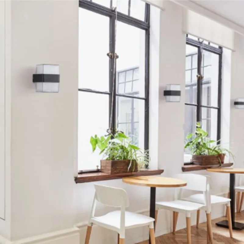 Светодиодный акриловый настенный светильник Kenlux вверх вниз 6/12 Вт стандартное