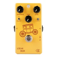 ckk electronics scream drive two gain stage classic overdrive guitar effect pedal guitar parts accessory electric guitar effects