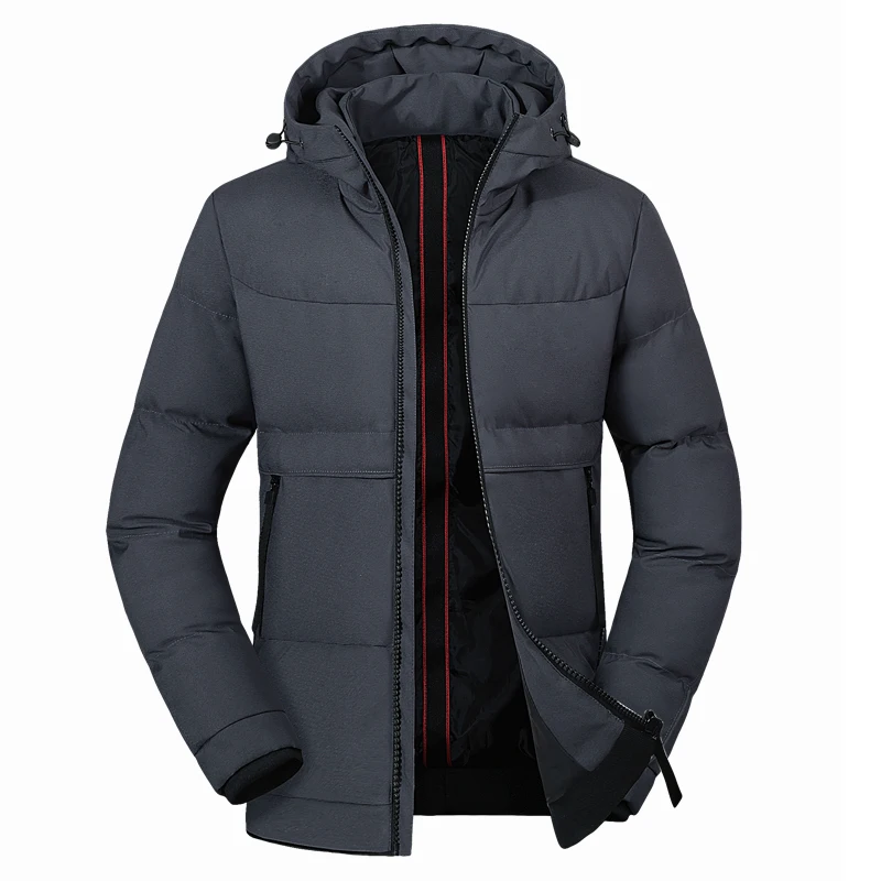 Зимняя куртка Мужская парка с капюшоном мужское теплое зимнее пальто для мужчин