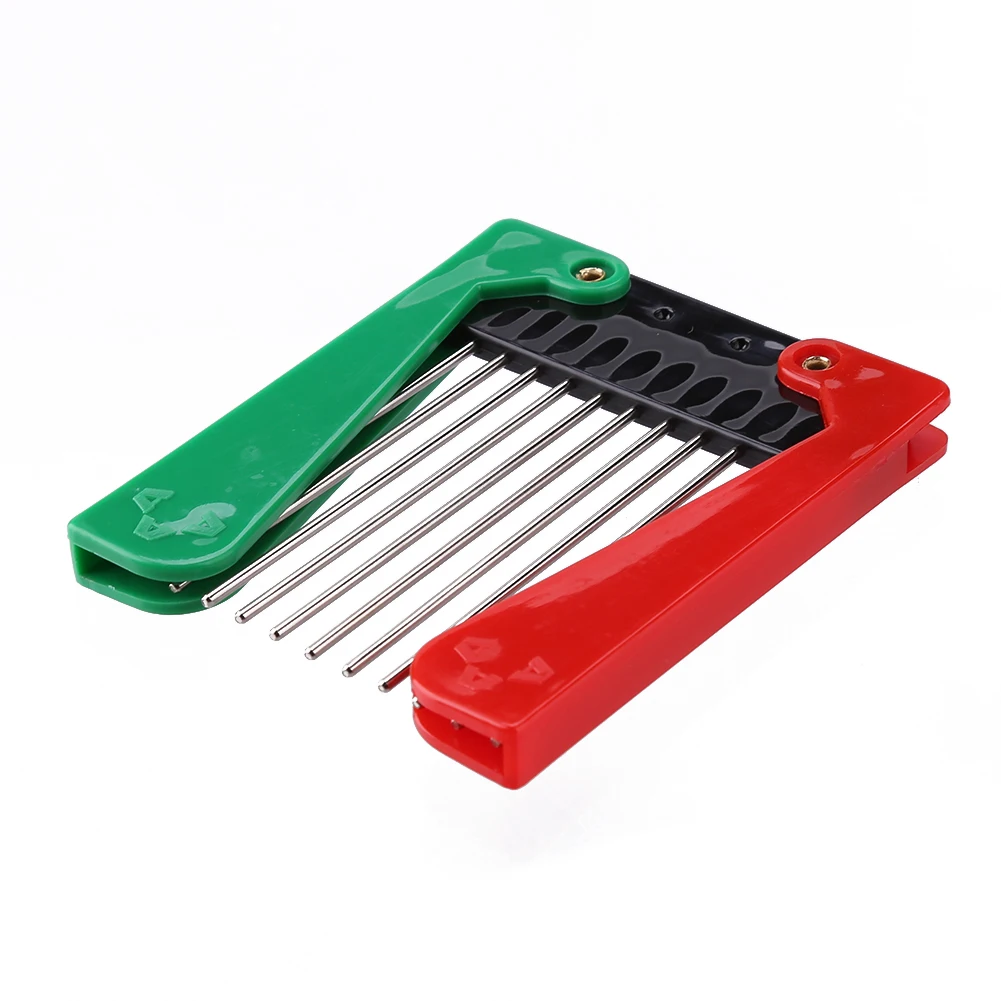 Складная MetalWide зубы парикмахерская расческа афро волосы Стиль Палочки гребень