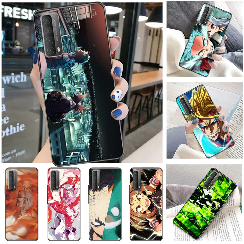 

My Hero Academia Tomura Boku Bakugou Katsuki Todoroki Shouto Dabi Shigaraki Phone Case For Huawei P Smart Z 2019 2021 Soft TPU