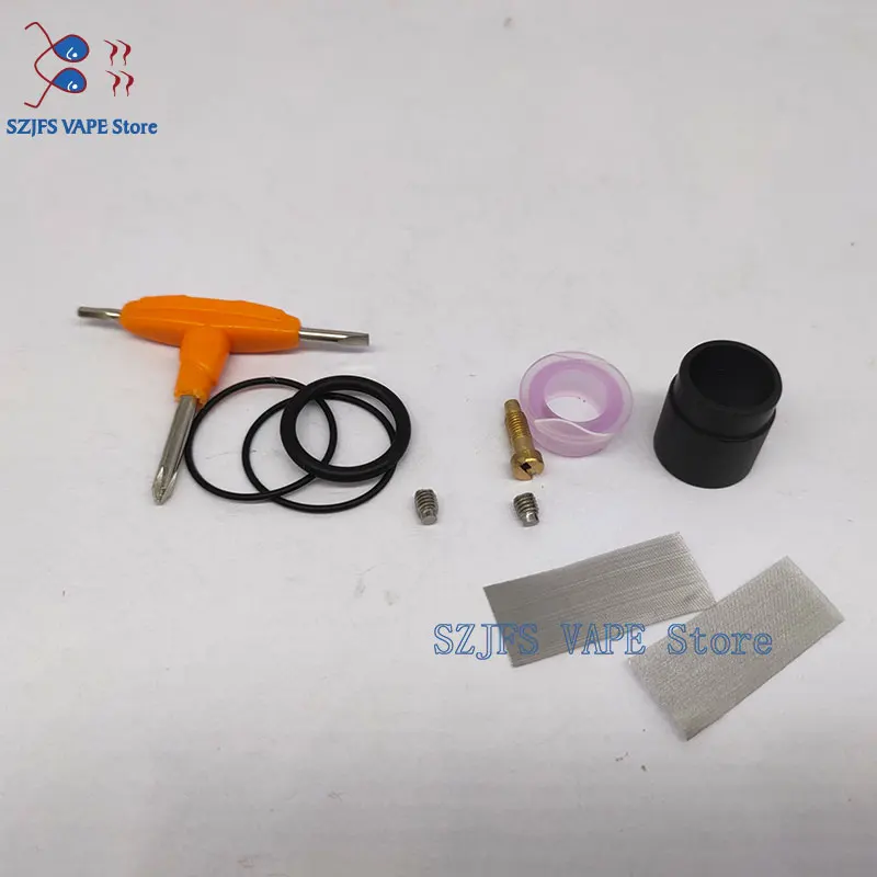 Бак для электронной сигареты Mesh Pro RDA 25 мм с одной катушкой и двойной дрип-тип Delrin