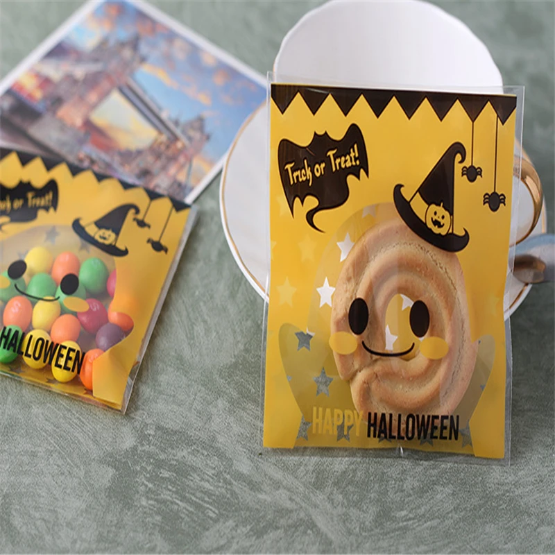 100 шт. новинка 2021 магнитные подарочные пакеты для печенья пластиковые