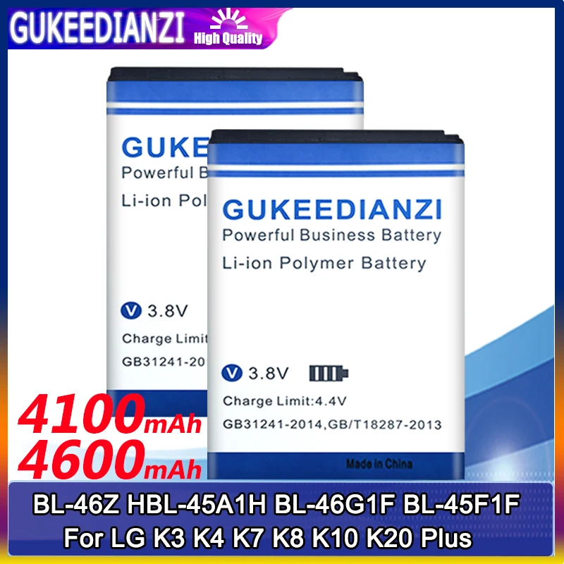 Телефон Батарея для LG K3 K4 K7 K8 K20 плюс K10 2017 версия BL-46Z HBL-45A1H BL-46G1F BL-45F1F (2017 K8) F670L F670K |