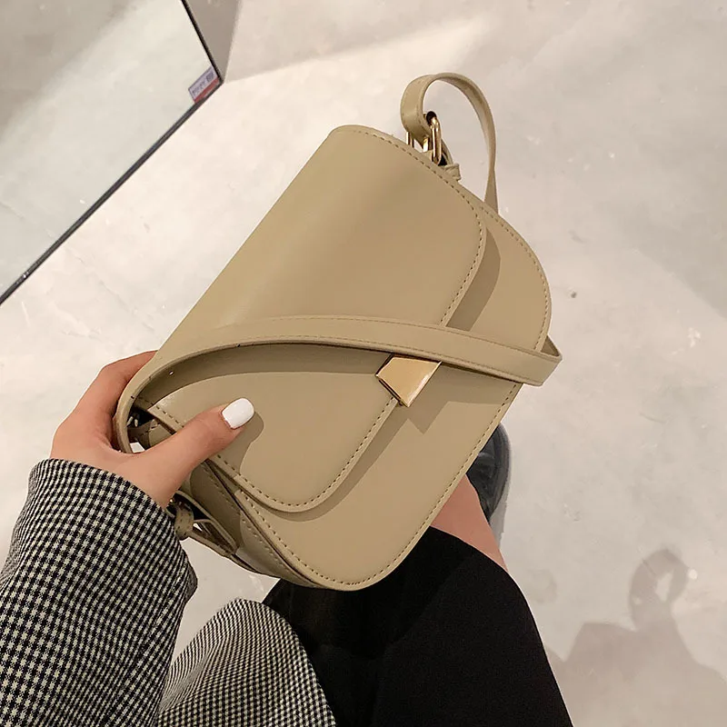 

Simple Casual Shoulder Bag Women's Bag 2021 High Quality Autumn New Trendy Fashion Net Celebrity Messenger Bag Wild Shoulder Bag
