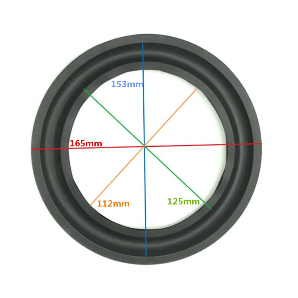 Ремонтные детали для динамика 2 шт./7 дюймовый резиновый край корпуса (112 мм/125 мм/153