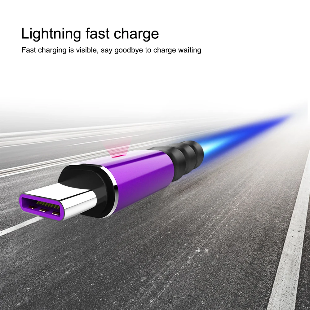 3A USB кабель Тип C для Samsung A70 S10 Huawei P30 lite QC3.0 Micro Мобильный телефон зарядное