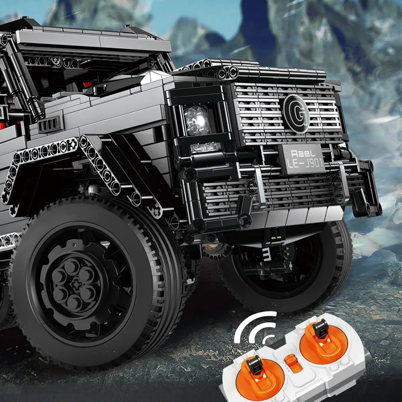 LE J901 3300 шт. технические наборы MOC 2425 G63AMG 6X6 LAND CRUISER набор моделей строительные блоки