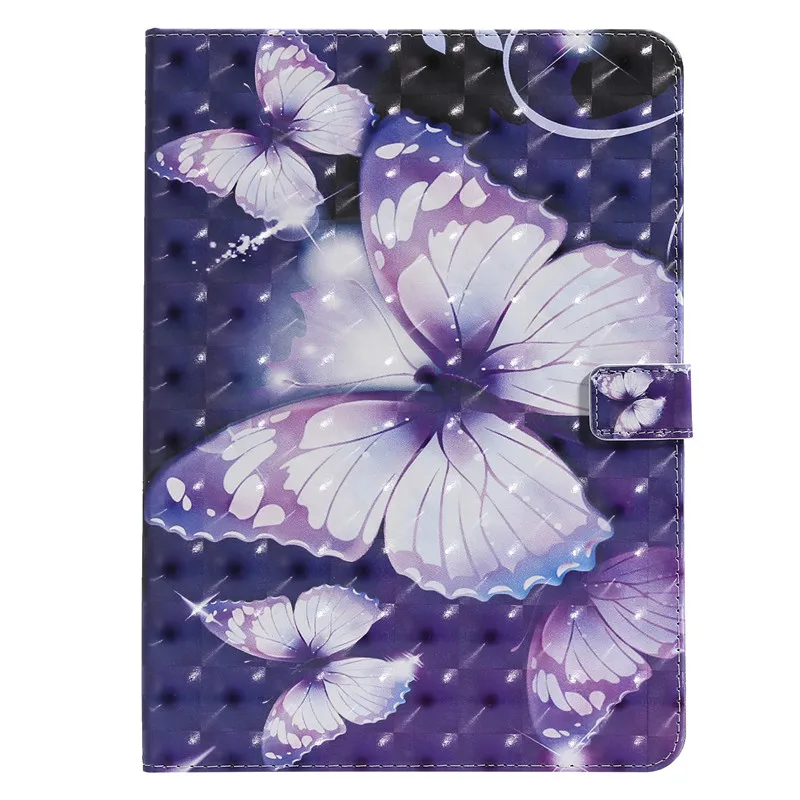 Wekays для Apple iPad Pro 11 дюймов 2018 Мультяшные бабочки Кожаные чехлы Чехол Coque новый