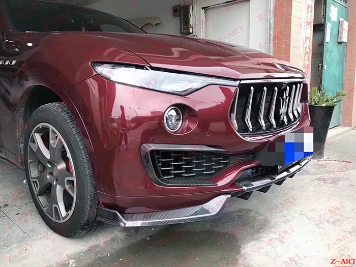 Z ART углеродное волокно аэродинамическим комплектом для Maserati Levante 2017 2020 тюнинг
