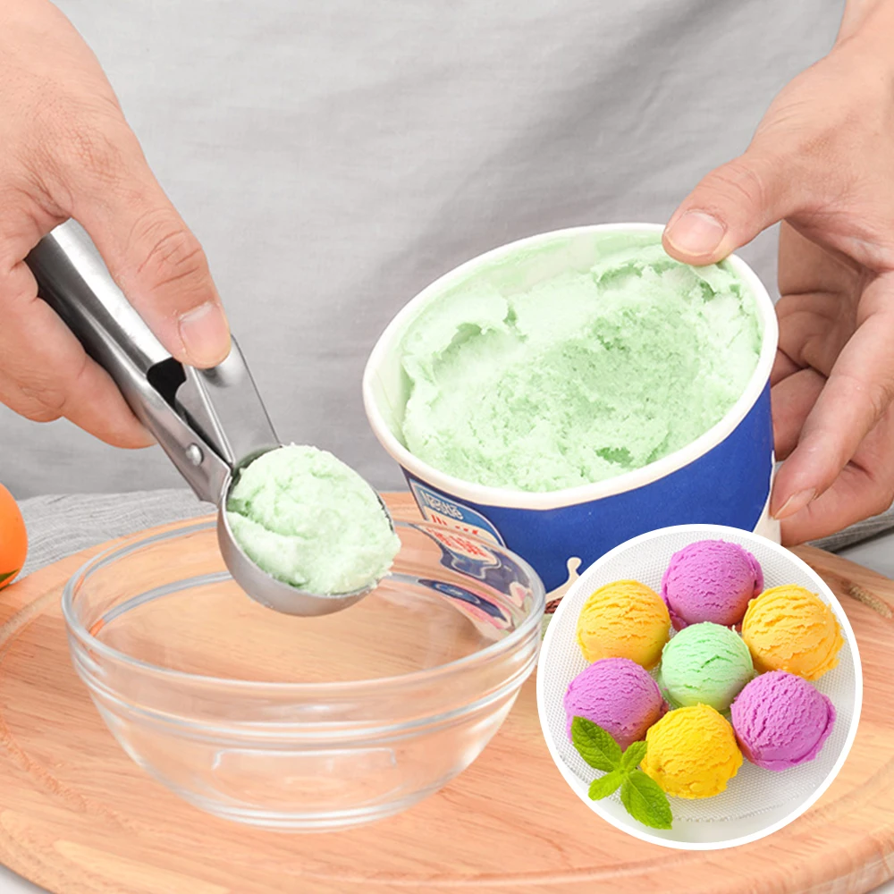 S/L нержавеющая сталь совок для мороженого приготовления йогурта печенья теста