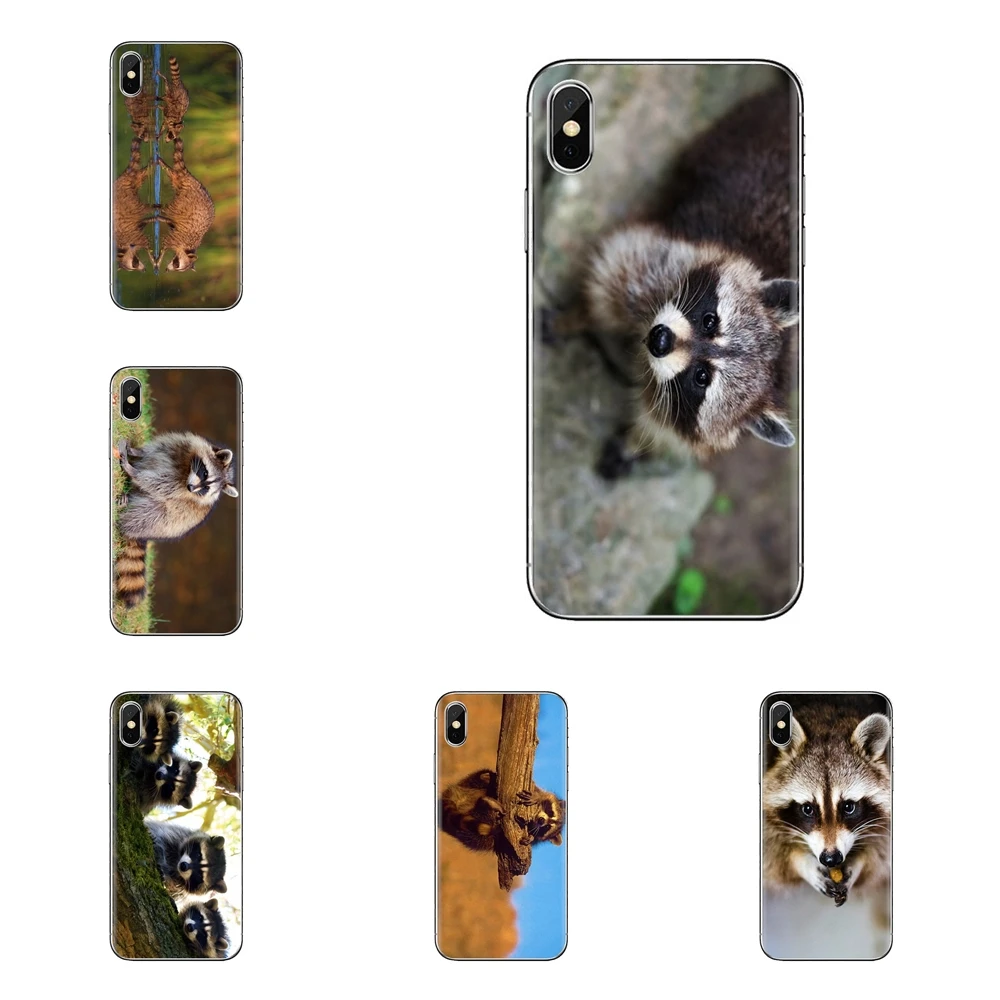 Kawaii Детский принт енотов для iPhone XS Max XR X 4 4S 5 5S 5C SE 6 6S 7 8 Plus Samsung Galaxy J1 J3 J5 J7 A3 A5 корпус |