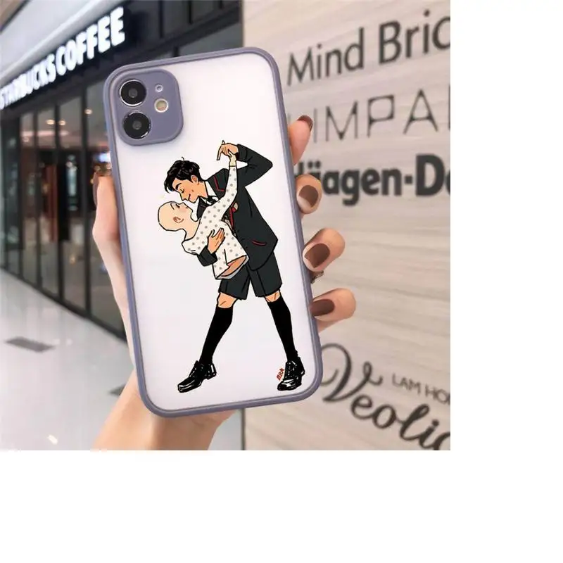 

The Umbrella Academy Phone Cases Matte transparent For Gray iPhone 12 Mini 11 Pro XR XS Max 7 8 Plus X Back Cover