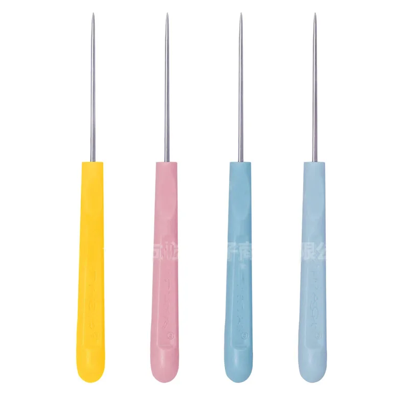 10 шт. шила для шитья пластиковые металлические отверстия отверстий кожевенный