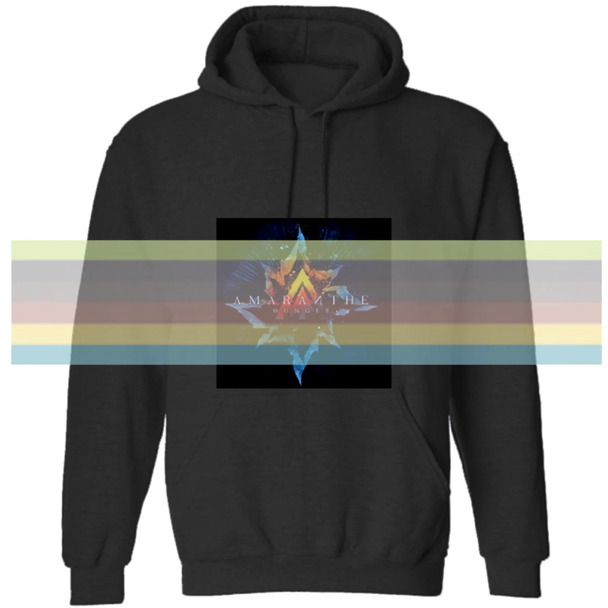 Группа Amaranthe голодный тяжелый металлический ремешок черный с печатью фотография