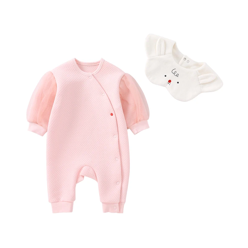 Pureborn/Детский комбинезон унисекс для новорожденных Утепленная зимняя одежда